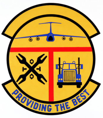 Coat of arms (crest) of the 52nd Transportation Squadron, US Air Force