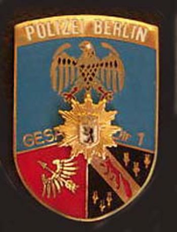 Coat of arms (crest) of Prisoners Collection Point 1, Berlin Police