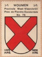 Wapen van Woumen/Arms (crest) of Woumen