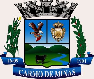 Brasão de Carmo de Minas/Arms (crest) of Carmo de Minas