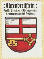 Wappen von Ehrenbreitstein/Arms (crest) of Ehrenbreitstein