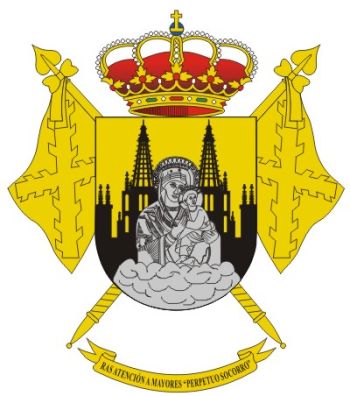 Coat of arms (crest) of the Perpetuo Socorro Residence for Social Action and Attention to the Elderly, Spanish Army