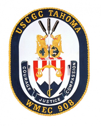 Coat of arms (crest) of the USCGC Tahoma (WMEC-908)