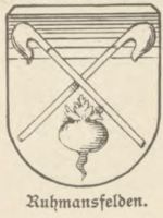 Wappen von Ruhmannsfelden / Arms of Ruhmannsfelden