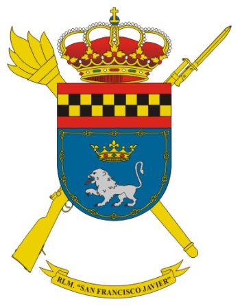 Coat of arms (crest) of the San Francisco Javier Military Logistics Residency, Spanish Army