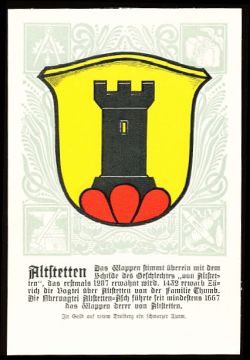 Wappen von/Blason de Altstetten