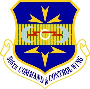 Coat of arms (crest) of the 505th Command and Control Wing, US Air Force
