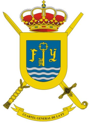Coat of arms (crest) of the Headquarters Land Force, Spanish Army