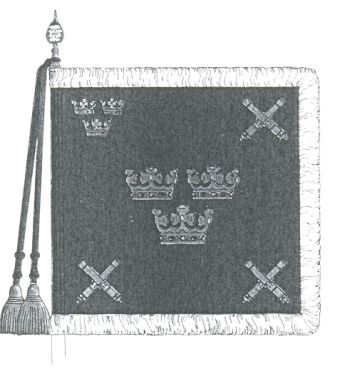 Coat of arms (crest) of 1st Artillery Regiment Svea Artillery Regiment Standard