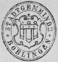 Wappen von Böblingen/Arms (crest) of Böblingen