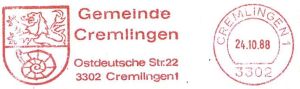 Wappen von Cremlingen/Coat of arms (crest) of Cremlingen