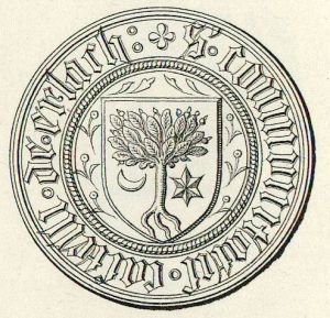 Seal of Erlach (Bern)
