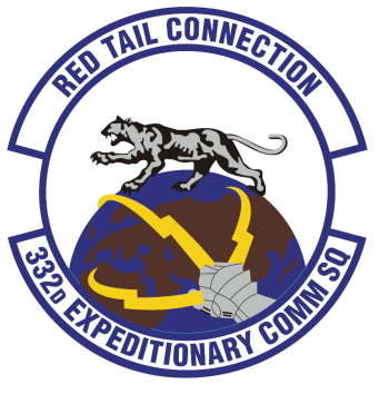 Coat of arms (crest) of the 332nd Expeditionary Communications Squadron, US Air Force