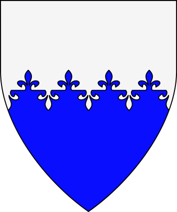 Heraldic glossary:Per Fess Flory Counter-Flory