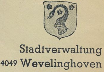 Wappen von Wevelinghoven