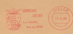 Wapen van Diever/Arms (crest) of Diever
