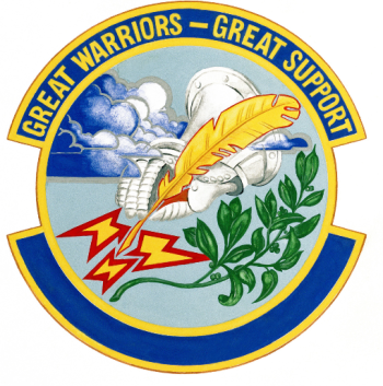 Coat of arms (crest) of the 2nd Mission Support Squadron, US Air Force