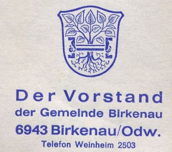 Wappen von Birkenau/Coat of arms (crest) of Birkenau