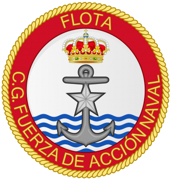 Coat of arms (crest) of the Staff of the Naval Action Force, Spanish Navy