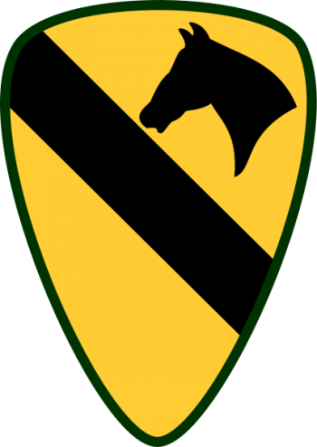 Coat of arms (crest) of 1st Cavalry Division First Team, US Army