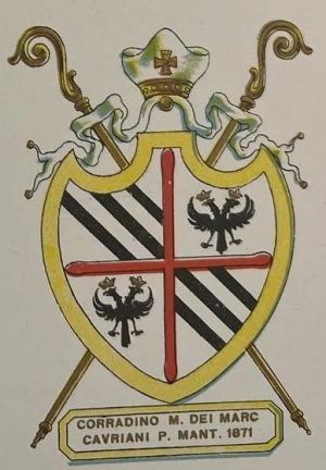 Arms (crest) of Corradino Maria Cavriani