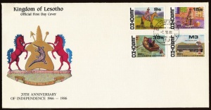 Arms of Lesotho (stamps)