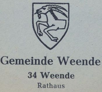 Wappen von Weende/Coat of arms (crest) of Weende