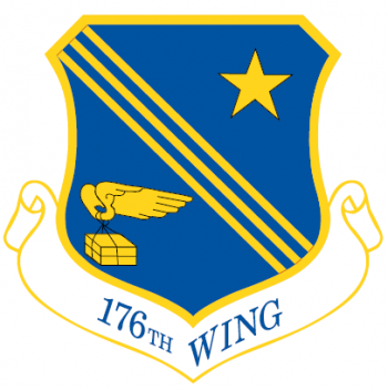 Coat of arms (crest) of the 176th Wing, Alaska Air National Guard