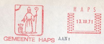 Wapen van Haps/Coat of arms (crest) of Haps