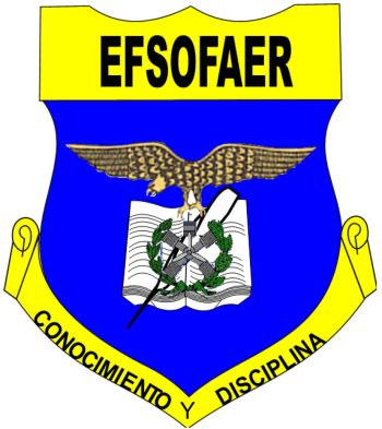 Coat of arms (crest) of the Air Force Non-Commissioned Officers Formation School, Air Force of Paraguay