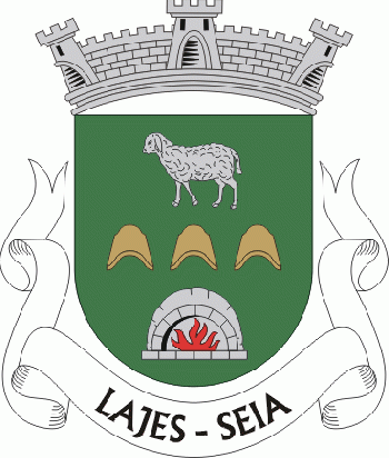 Brasão de Lajes (Seia)/Arms (crest) of Lajes (Seia)