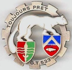 Coat of arms (crest) of the 533rd Transport Group, French Army