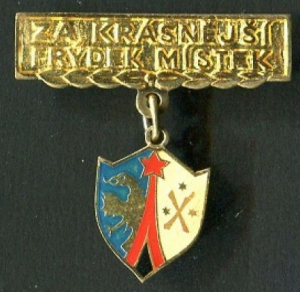 Award with communist era arms