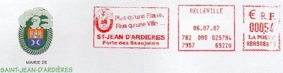 Blason de Saint-Jean-d'Ardières