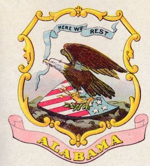 Coat of arms (crest) of Alabama