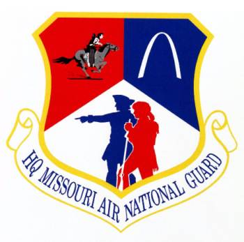 Coat of arms (crest) of the Missouri Air National Guard, US