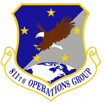 Coat of arms (crest) of the 811th Operations Group, US Air Force