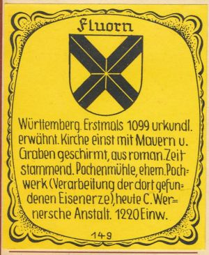 Wappen von Fluorn/Coat of arms (crest) of Fluorn