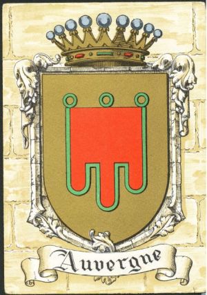 Blason de Auvergne/Coat of arms (crest) of {{PAGENAME