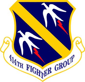 Coat of arms (crest) of the 414th Fighter Group, US Air Force