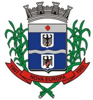 Brasão de Nova Europa/Arms (crest) of Nova Europa