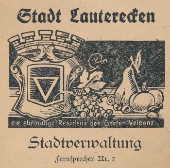 Wappen von Lauterecken/Coat of arms (crest) of Lauterecken