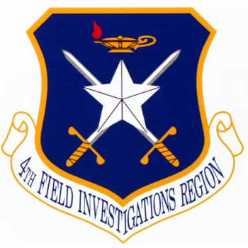 Coat of arms (crest) of the 4th Field Investigations Region, US Air Force