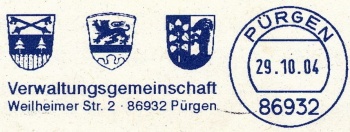 Wappen von Pürgen/Coat of arms (crest) of Pürgen