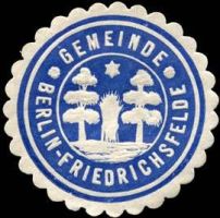 Wappen von Friedrichsfelde/Arms (crest) of Friedrichsfelde