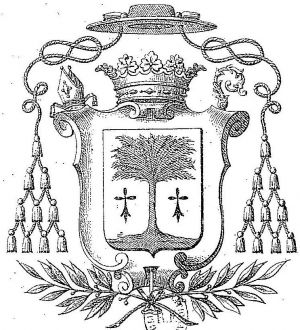 Arms (crest) of Louis-Théophile Palluc du Parc