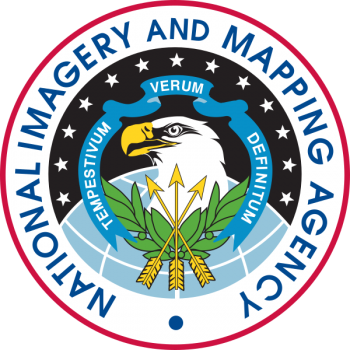 Coat of arms (crest) of the National Imagery and Mapping Agency, US