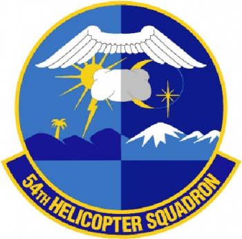 Coat of arms (crest) of the 54th Helicopter Squadron, US Air Force