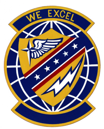 Coat of arms (crest) of the 61st Aerial Port Squadron, US Air Force