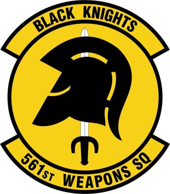 Coat of arms (crest) of the 561st Weapons Squadron, US Air Force
